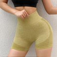 thumbnail image 5 of Pantalones cortos deportivos de cintura alta elásticos para mujer, pantalones cortos de yoga con cintura elástica, pantalones cortos de entrenamiento, leggings para mujer, pantalones cortos deportiv, 5 of 5