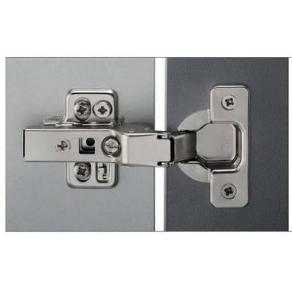 Titus & Lama LT702.0CK0.054 9 mm 110 deg Half Overlay Screw-On Crank Arm Hinge - Self Close