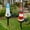 Blue, variant on Solar Pathway Lights Lighthouse Stake Lantern, Waterproof LED Outdoor Decor for Garden Yard, Nautical Style Ornament for Lawn Patio Night Illumination Red