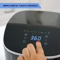 thumbnail image 5 of Total Chef Electric Air Fryer Oven 5 Qt/4.8L, Digital Touchscreen Controls, 8 Cooking Presets, Black, 5 of 5