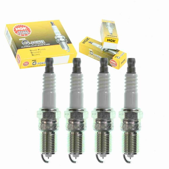 4 pc NGK G-Power Spark Plugs compatible with Pontiac Grand Am 2.3L 2.4L L4 1995-2001