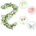 thumbnail image 4 of Yhmxh Spring 6ft Artificial Vines, Hanging Faux Leaves Garland Plants with Colorful Butterflies and Artificial Flowers for Outdoor Indoor Home Wall Decor, Birthday Party Arch Table Spring Decor, 4 of 6