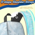 thumbnail image 4 of 17 Inch Lightweight Backpack,PVC Waterproof Oxford Fabric, Ergonomically Designed, with Large Capacity, Frozen Aesthetic Pattern, 4 of 4