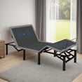 thumbnail image 2 of HSUNNS Adjustable Bed Frame Twin XL with Massage, Electric Bed Base with Wireless Remote, Head & Foot Incline, USB Type-A & Type-C Ports, LED Night Light, Quiet Motor, Adjustable Legs, Easy Assembly, 2 of 11