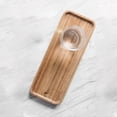 thumbnail image 1 of Platos Rústicos perfecl para servir de madera color de madera rectangular, 1 of 7