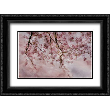 Joy of Spring 2x Matted 24x18 Black Ornate Framed Art Print by Weisz,
