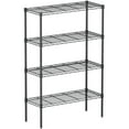 thumbnail image 3 of GIANNA 4-Tier Adjustable Metal Storage Rack – Freestanding Heavy-Duty Wire Shelves for Garage, Kitchen, or Commercial Use, 13.8" D x 35.4" W x 54" H, 3 of 7