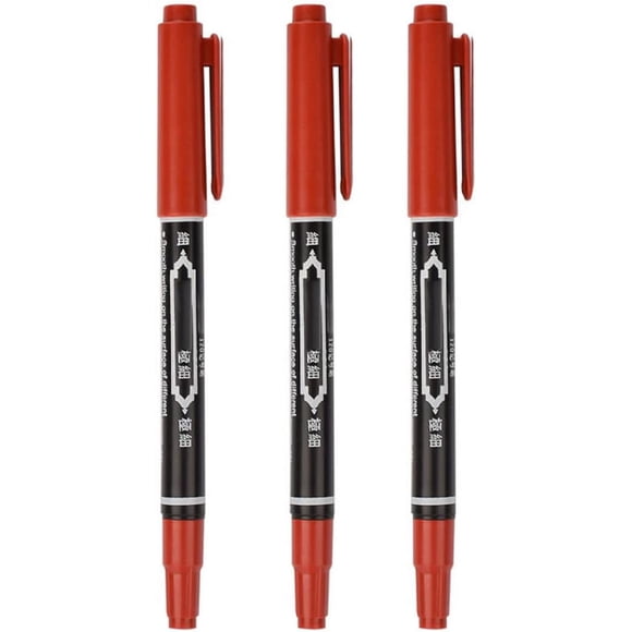 Tattoo Marker Pen 3PCS 5.39 Inch, Waterproof Skin Marking Pencil with Fine Point for Body Art & Temporary Tattoos.,C
