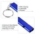 thumbnail image 4 of Uxcell 4Pcs Survival Whistle Double Tubes Whistles Super Loud for Outdoor Dark Blue, 4 of 6