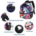 thumbnail image 3 of Robot Unicorn Attack Diaper Backpack with Adjustable Shoulder Strap, Large Capacity, Printed Design, Lightweight | Book Bags, Airport Backpack, School Backpack, 3 of 6