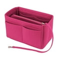 thumbnail image 4 of Makeup Organizer under $5! CQCYD Felt Makeup Bag Organizer, Multi-Pocket Purse Insert for Handbag, Travel Toiletry Bag with Zipper, Cosmetic Storage Pouch, 4 of 9