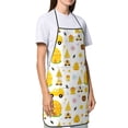 thumbnail image 4 of Easygdp Gnomes Bees Apron Waterdrop Resistant with 2 Pockets,Oil Resistant Cooking Kitchen Chef Apron for Women Men, 4 of 7