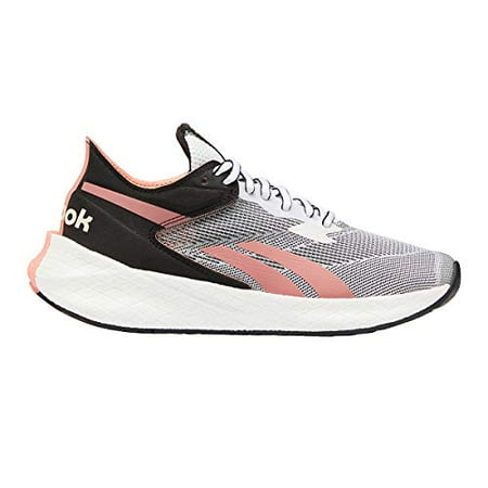 Reebok Floatride Energy Symmetros Womens' Running Shoes, White/Core Black/Twisted Coral, 7.5