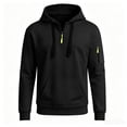thumbnail image 4 of SRZYMJ Mens Hooded Sweatshirt Casual Long Sleeve Drawstring, 4 of 4