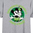 thumbnail image 3 of Disney - Shamrock Wishes Irish Kisses - Juniors Oversized Graphic T-Shirt, 3 of 5