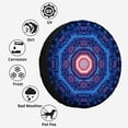 thumbnail image 4 of 3D Colorful Depth Print Spare Tire Cover Waterproof Tire Wheel Protector for Car Truck SUV Camper Trailer Rv, 4 of 5