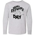 thumbnail image 3 of Inktastic Happy Father's Day Parent-Child Fist Bump Long Sleeve Youth T-Shirt, 3 of 5