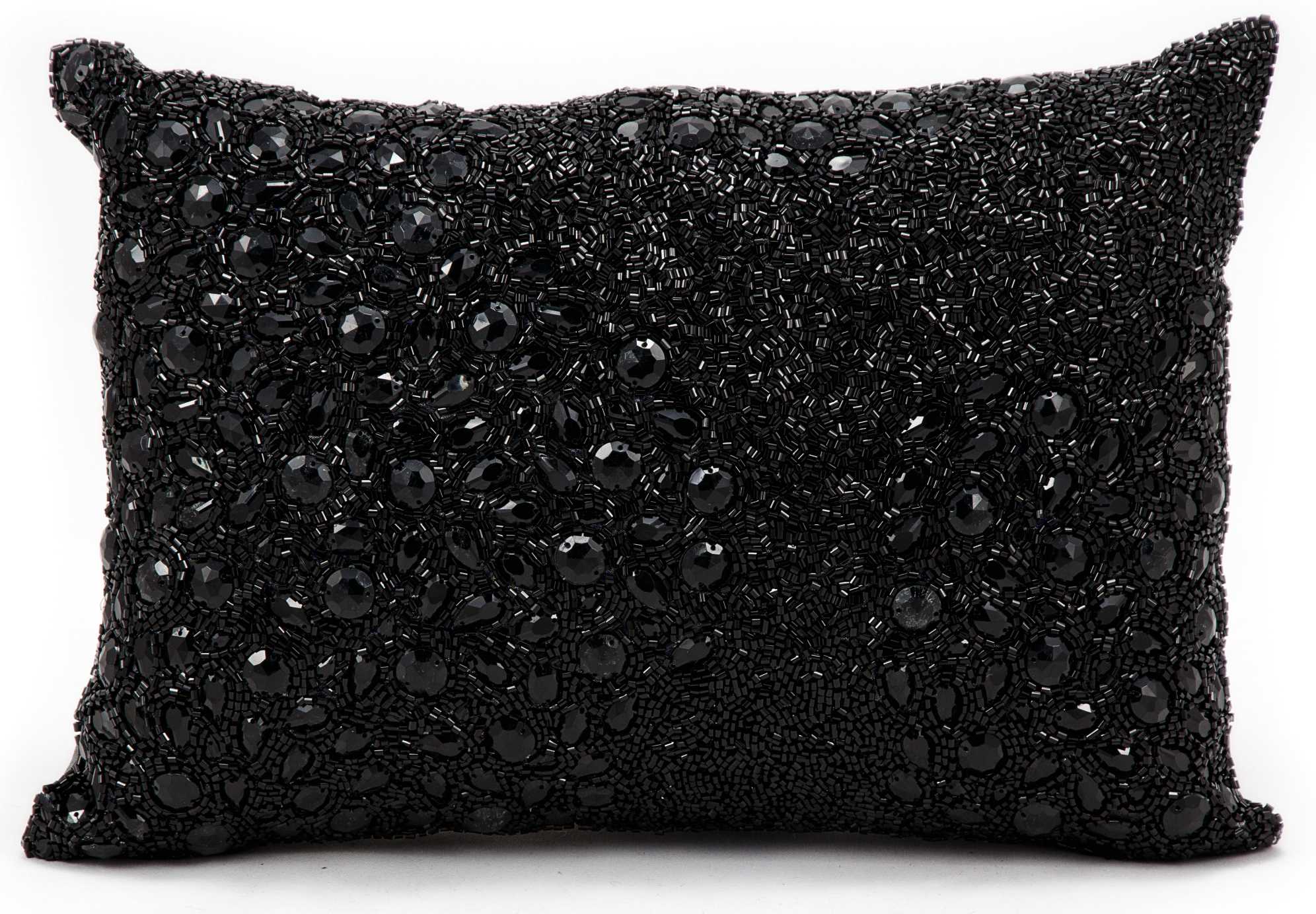 Luminescence Fully Beaded Decorative Pillow by Nourison