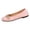 Pink, variant on Women's Ballet Flats with Pearl Clip - Faux Suede Pointed Toe Slip On, Comfortable Soft Shoes for Wedding Guest, Office & Dressy Events Black 9 Wide