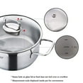 thumbnail image 5 of Kitchen Flower Master Stainless Steel Cookware, 3-Ply Impact Bonding Bottom Sauce Pot (16cm), 5 of 7