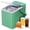 Green (with Handle), variant on SIMZLIFE Countertop Ice Maker with Portable Handle, 26lbs/24H, 9 Cubes Ready in 6 Mins, Self-Cleaning, Compact Ice Machine with Basket & Scoop, Black