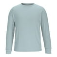 thumbnail image 3 of ZUKMRJPC Men's Crewneck Sweater Solid Color Soft Casual Pullover Sweaters Lightweight Classic Slim Fit Basic Knitted Tops, 3 of 6