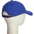 thumbnail image 3 of custom dad hat 00-99 raised team numbers classic baseball cap - blue hat with white gold, 3 of 4
