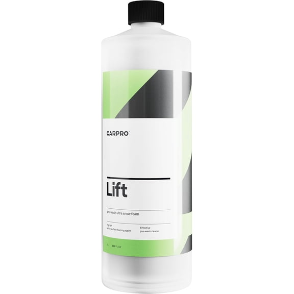 CARPRO Lift - Pre-Wash Snow Foam Car Wash Soap, Dissolves and Lifts Away a Large Amount of Dirt & Grime, Completely Touchless - Use in Bucket or Foam Cannon, Concentrated - Liter (34oz)