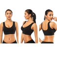 thumbnail image 2 of 2 Pack Seamless Sports Bras for Women,Wirefree Bras Low Impact Sports Bra Yoga Sleep Comfortable Bras with Removable Pads, 2 of 6