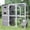 Extra Large-Gray, variant on Aivituvin Cat House Outdoor Catio Kitty Enclosure, Wooden Cat Cage Condo Indoor Playpen with Large Enter Door and Platforms for Kittens