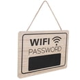thumbnail image 3 of Wifi Sign Wifi Password Sign Wood Door Sign Wifi Password Pendant for Door, 3 of 9