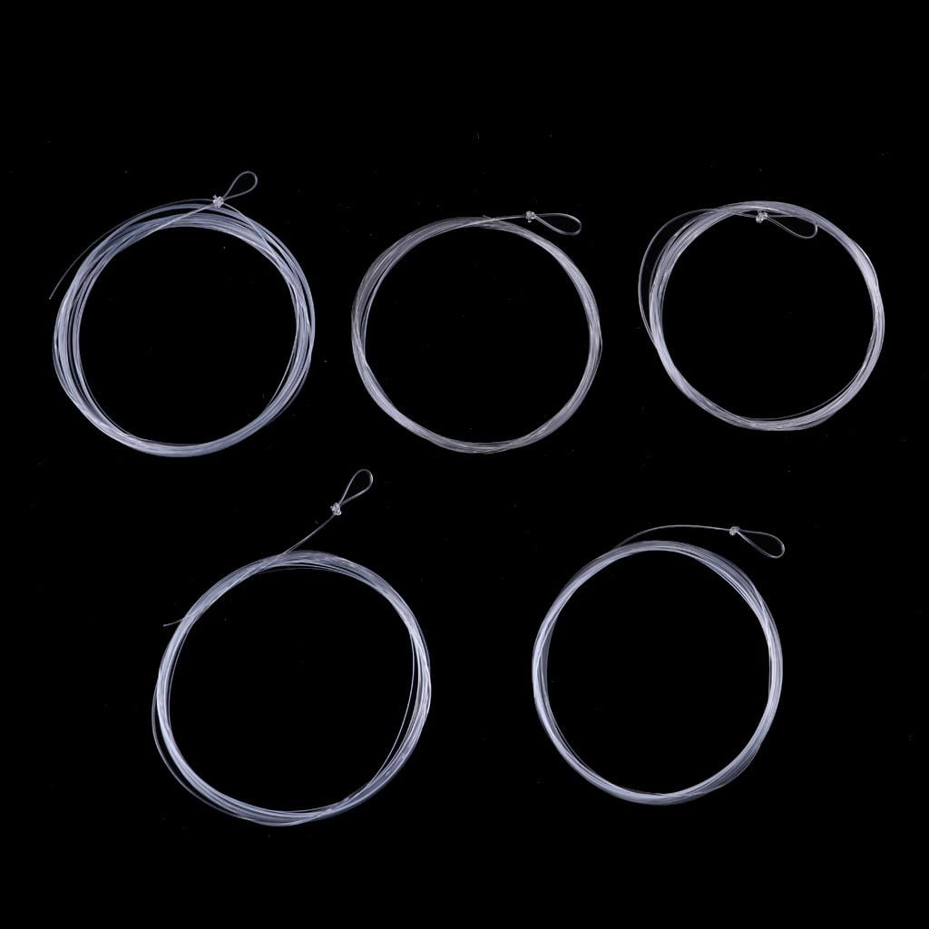 figatia 5xFly Fishing Tapered Leader Clear Carbon Fly Leader Line Sinking Line 0X