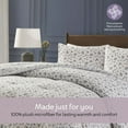 thumbnail image 5 of Virtu Comforter Sets, All Season Lightweight Floral Queen Comforter Set, 3-Pc Bedding Sets, Blue Rose Duo, 5 of 8