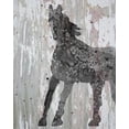 thumbnail image 4 of Alicia Ludwig 15x18 Black Modern Wood Framed Wall Art Titled - Unbridled II, 4 of 6