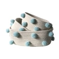 thumbnail image 2 of PPgejGEK Set Of 3 Decorative Soft Woven Cotton Rope Desk Top Room Basket Storage Box for Snacks, Keys, Sundries, Cosmetics, Toys Small Items Festival Gift, 2 of 5
