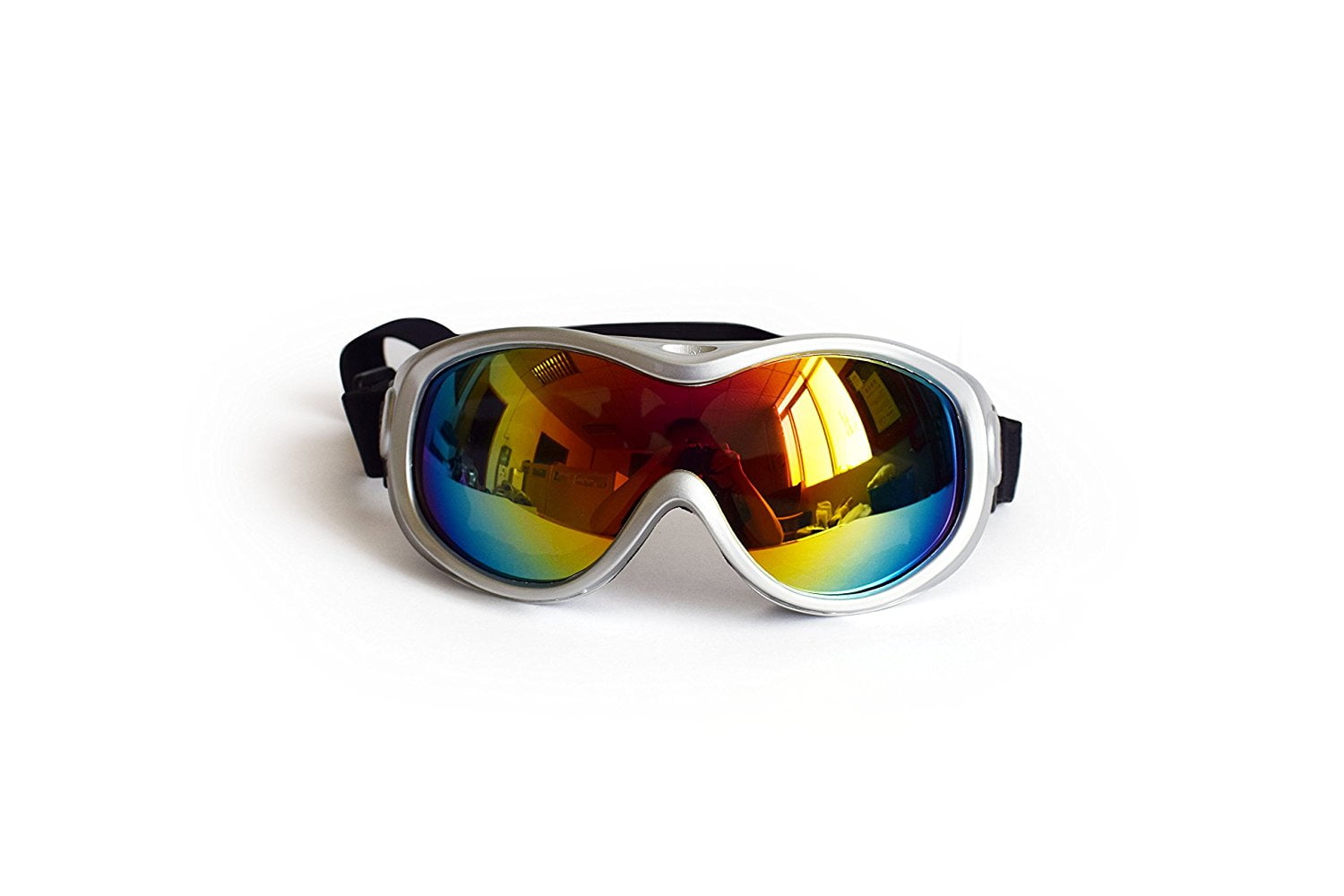 Large Dog Anti-Fog Glasses Snow Skiing Protection Safety Goggles with Removable Starp for Dog Over 15Pounds by