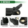 thumbnail image 5 of 2Pcs ABS Speed Sensor for FORD MONDEO III 2000-2007 ABS No.1386268 Black, 5 of 6