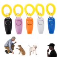 thumbnail image 5 of 5 Pet Trainer Clicker Pet Dog Cat Training Llavero Y Correa para La Muñeca (Azul), 5 of 5