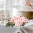 thumbnail image 2 of 3Pcs Candle Rings Wreaths Artificial Rose Flower Candle Ring for Wedding Table Party Home Decor, 2 of 4