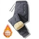 thumbnail image 4 of Pantalones de cachemira para hombre, pantalones casuales gruesos y súper gruesos con forro polar de invierno, pantalones largos holgados y cálidos de algodón de talla grande, 4 of 4