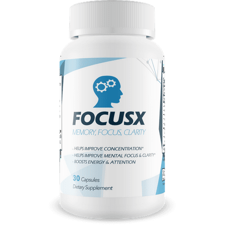 FOCUS X- Ultimate Focus Supplement- Memory, Focus & Clarity Formula - Nootropic Scientifically Formulated for Optimal Performance- Safe and