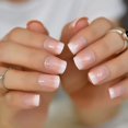 thumbnail image 1 of CoolNail Naranja Rosa Desnudo Blanco Francés Uñas Postizas Squoval Square UV Gel Falso Prensa en las Uñas para Niña Cubierta Completa Usar Consejos de Arte de Uñas de Dedo, 1 of 5