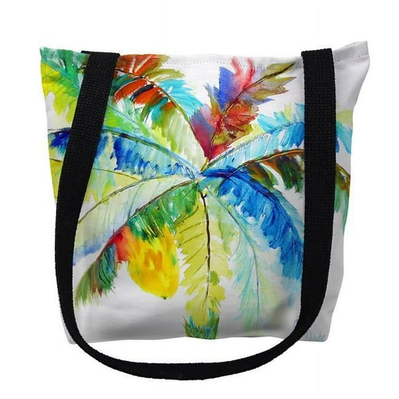 Betsydrake TY1094G 18 x 18 in. Big Palm Tote Bag - Large