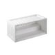 thumbnail image 4 of Vitrina de Colección de figuritas transparente a Prueba de polvo para modelos de muñecas Color blanco Sunnimix, 4 of 6