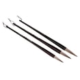 thumbnail image 4 of Conjunto de 3 pinceles de caligrafía china de cabello artificial de Kanji escribiendo pintura Sumi Drawing Tools Hugo Pincel de caligrafía china, 4 of 6