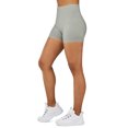 thumbnail image 2 of Gilbin Ultra Soft High Waist Yoga Stretch Mini-Bike Shorts for Women-Many Colors-One Size & Plus Size (Grey 3X-5X), 2 of 7
