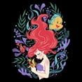 thumbnail image 2 of Men's The Little Mermaid Artistic Underwater Ariel Pull Over Hoodie, 2 of 4