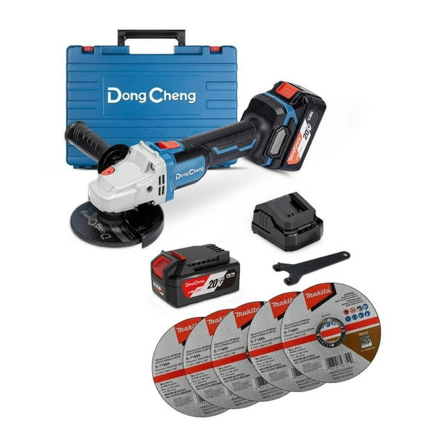 Miniesmeril A Batería DC + 5 Discos Acero Inoxidable Makita multicolor Estandar
