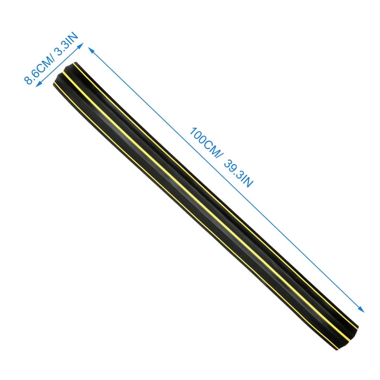 QWORK 20 Ft Rubber Universal Garage Door Botto Seal - Weatherproofing
