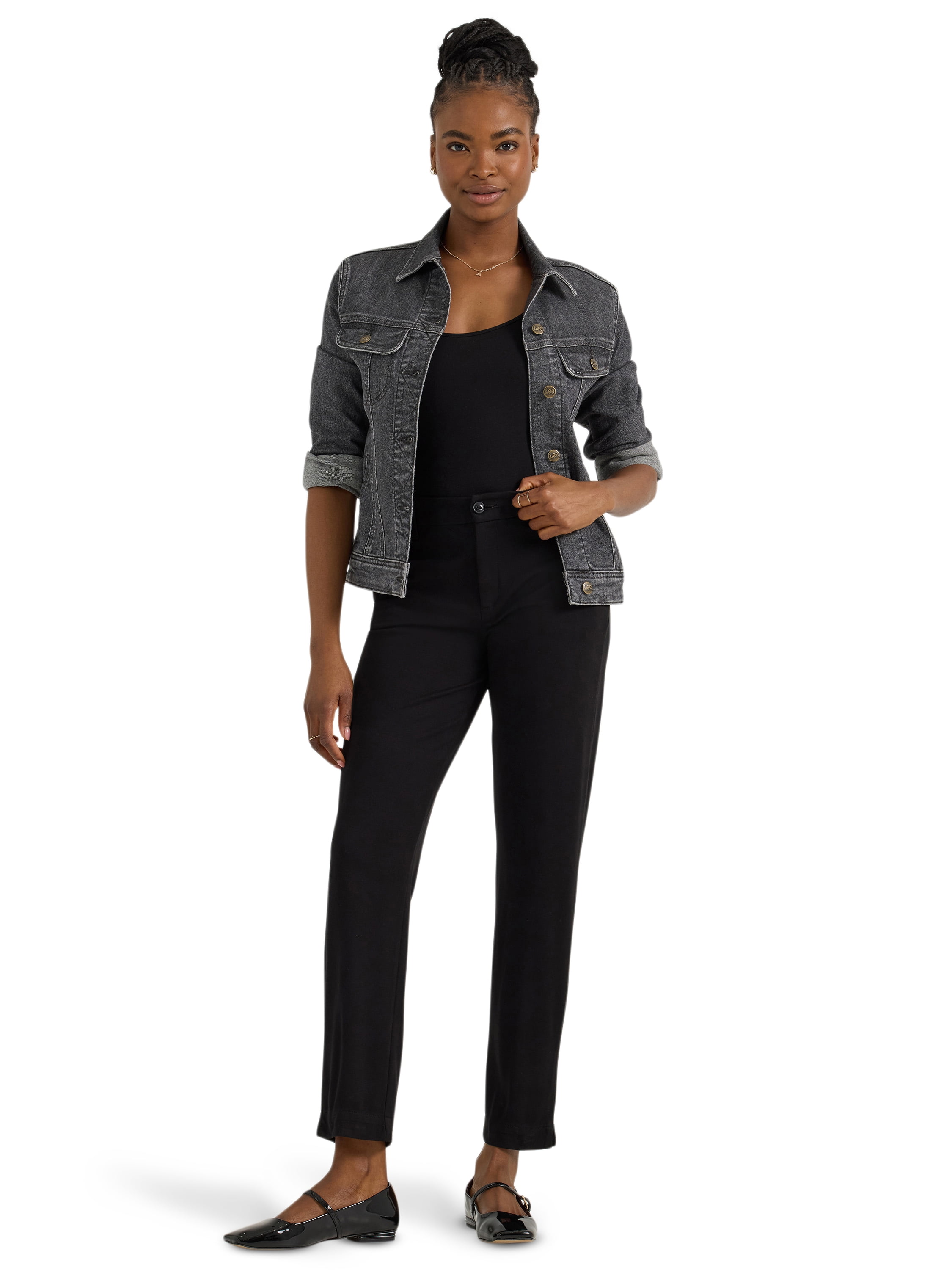 Lee Women's Straight Leg Knit Pant